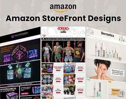 Amazon StoreFront Design | Product Listing