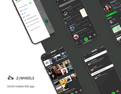 UI/UX mobile iOS app for bikers 2|WHEELS