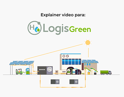Explainer video animation para LogisGreen