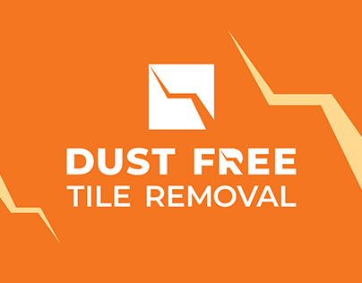 Dust Free Tile Removal branding