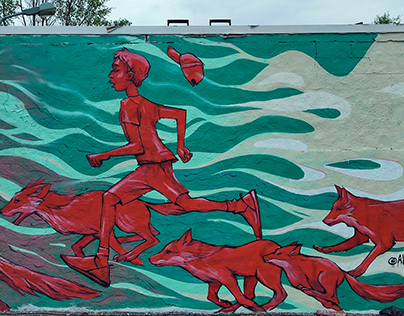 Run, mural