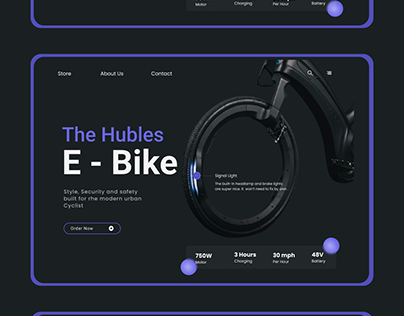 E- Bike UI Design