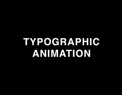 Typographic Animation