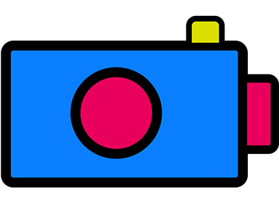Camera icon for a photo editorial