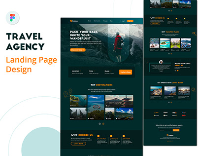 Landing Page || Travel Agency