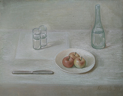 Still Life With Apples And Water