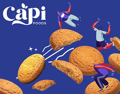 Capi Foods - Office branding,Catalog design, Packging
