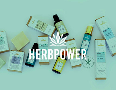 HERBPOWER • CBD cosmetics / branding and packaging