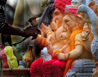 INDIA-RELIGION-HINDU-FESTIVAL-GANESH CHATURTHI