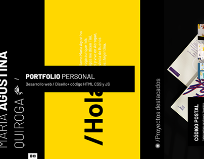 Portfolio web / Diseño web