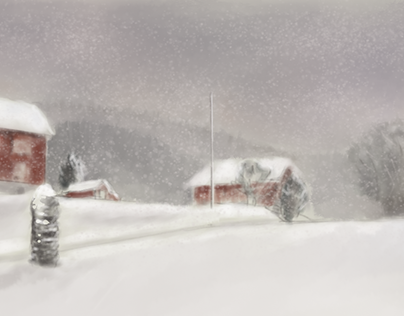 The white season is coming (digital painting)