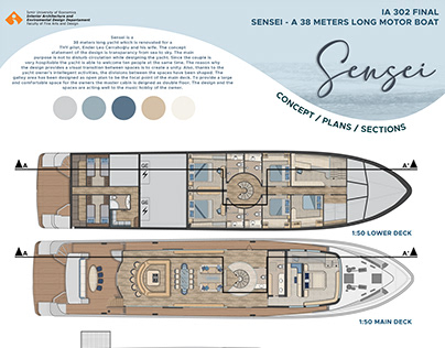 Sensei - 38M Motor Yacht Concept Design