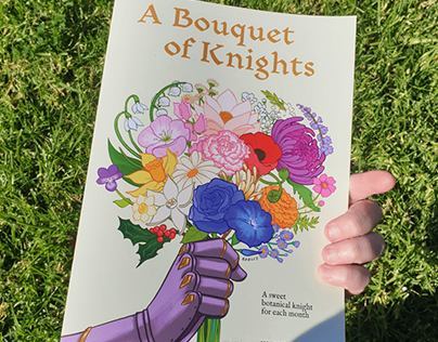 A Bouquet of Knights Illustrated Zine
