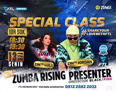 Special Class Zumba rising presenter Bekasi 13 2 23