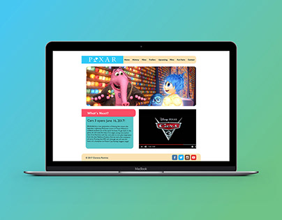 Website Design: Pixar