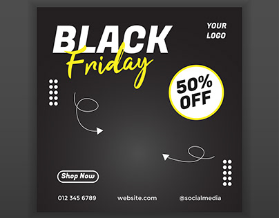 Black Friday Sale Social Media Template