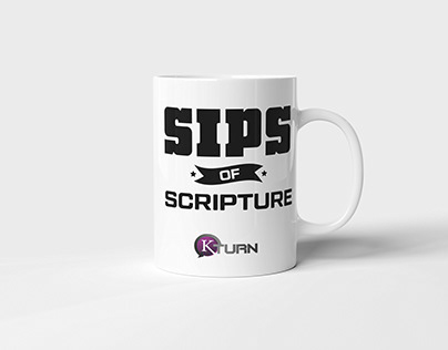 Spiritual Typography Mug Designs (Sips of Scripture)