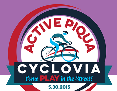 Active Piqua Cyclovia rack card