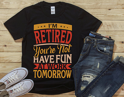 Retired T-shirt Design