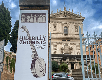 The Hillbilly Thomists play Rome (promo graphics)