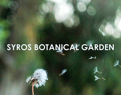 Syros Botanical Garden visual identity