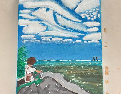 Okinawa Ocean Painting