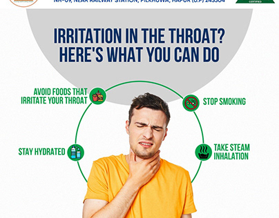 To get rid of the irritation in your throat