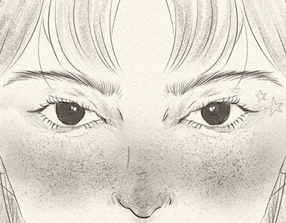 Tired Eyes | Portrait Illustration