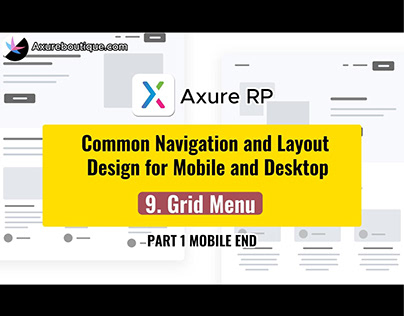 Common Navigation and Layout Design: 9.Grid Menu