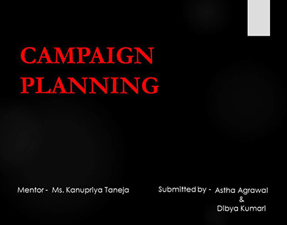 CAMPAIGN PLANNING