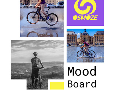 Mood Board + Visual identity for backpack brand OSMOZE