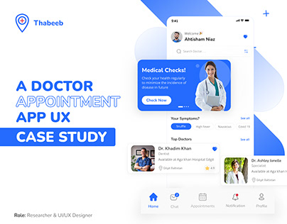 Case Study(UX) Doctor Appointment App