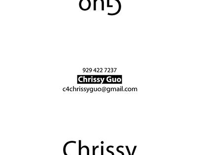 Chrissy Guo Portfolio