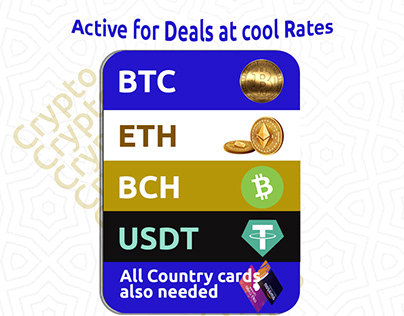 Crypto trade flyer