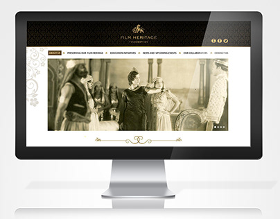 Film Heritage foundation website design
