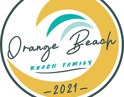 Orange Beach Tee Logo Design