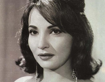 The actress Shadia