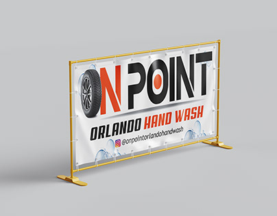 On Point Car Wash Banner