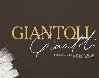 Giantoli Duo// Font Duo - Serif and Handwritten