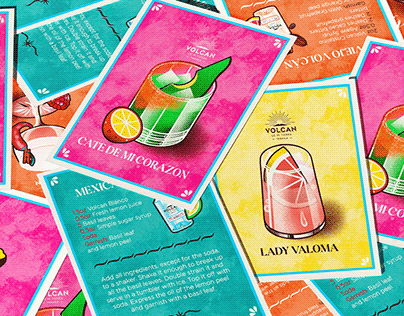VOLCAN de mi Tierra / Cocktail Cards