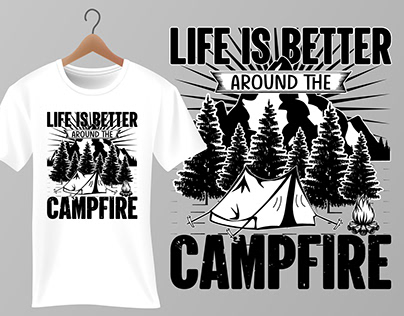 Campfire T-Shirt Design