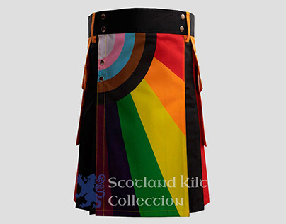 LGBTQ Pride Kilt – Rainbow Kilt for Gay