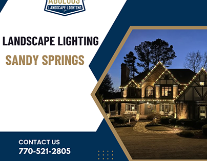 Landscape Lighting Sandy Springs - Abulous Lighting