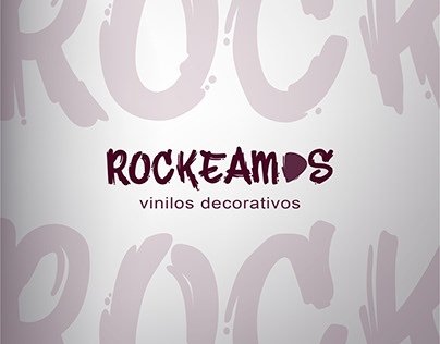 Catálogo de vinilos portada + interior. "Rockeamos"