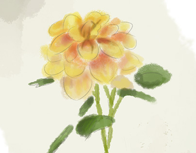 Digital Flower Painting