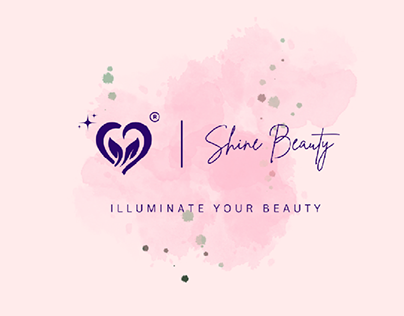 " Shine Beauty " logo design