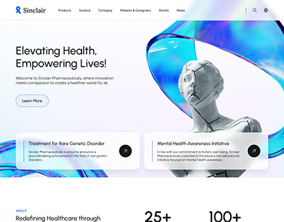 Sinclair Pharmaceuticals Website Design and Development