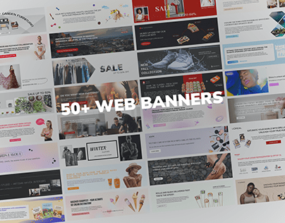 50+ WEB BANNERS