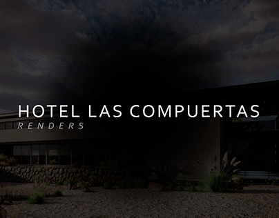RENDERS / Hotel Las Compuertas, Lujan de Cuyo, Mendoza.