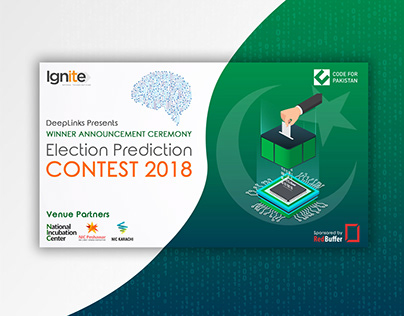 Election Prediction Contest 2018 Banner Design